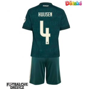 Real Madrid Dean Huijsen #4 Dětské Venkovní dres komplet 2026-27 Krátký Rukáv (+ trenýrky)